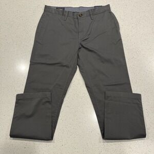 NWT - Wallin & Bros Men's Grey Castlerock Stretch Twill Chino Pants, Size 32/30